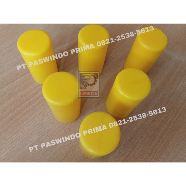 End Cup D. 40 x 45 x 84 mm Mat. Silicone Warna Kuning Hard. 60