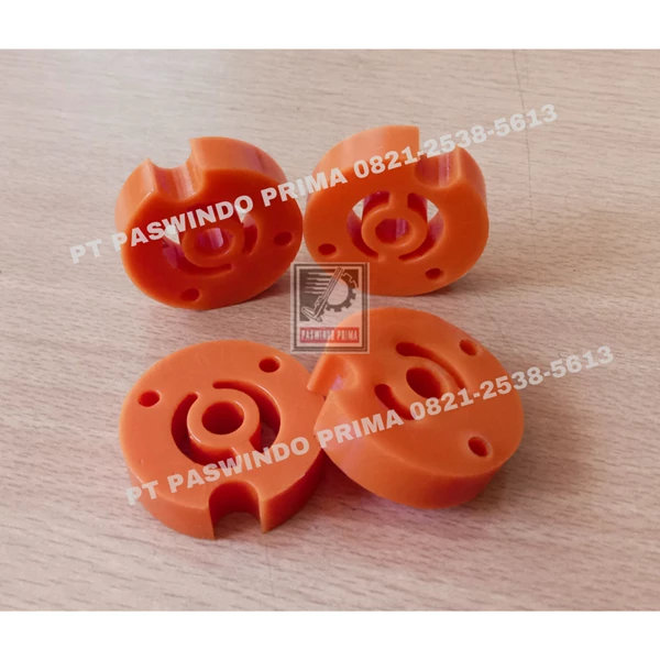 Seal Plushing D. 7.6 x 36.5 x 6mm Mat  PU Warna Orange Hard. 70